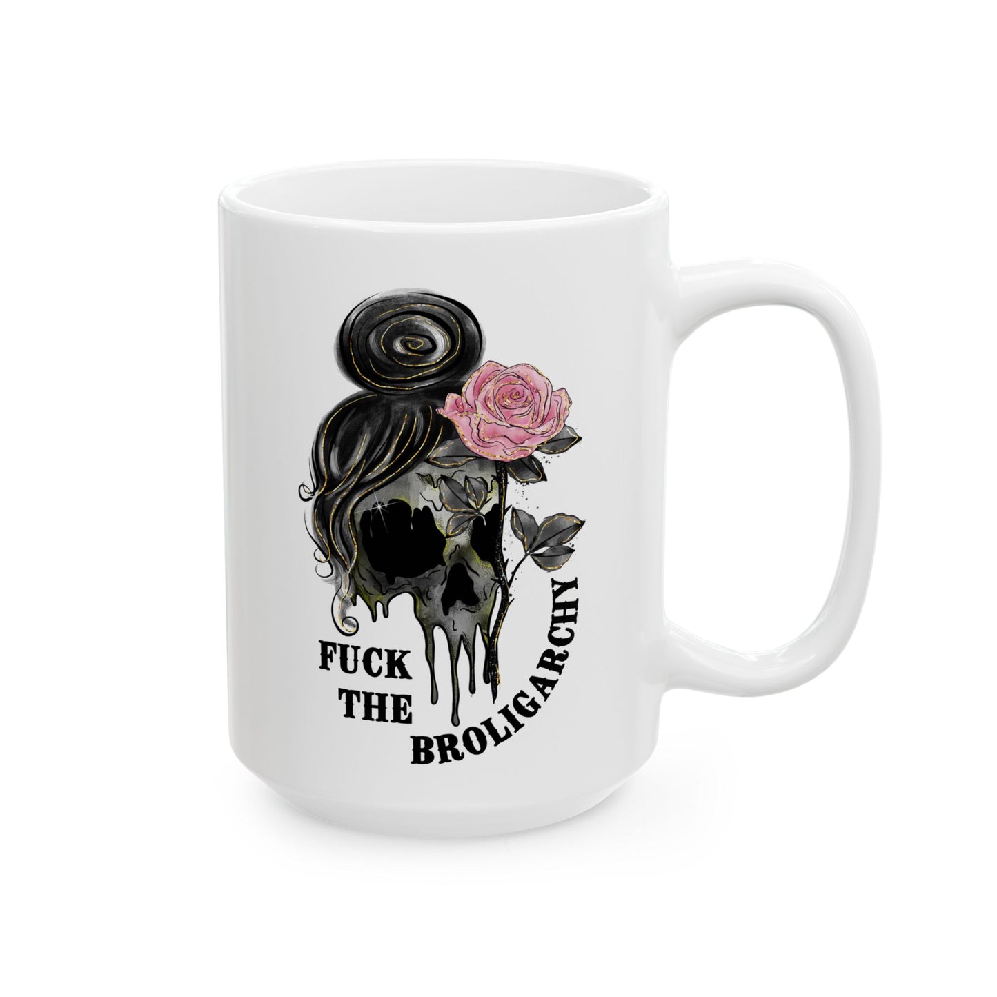 Fuck The Broligarchy Anti Oligarchy Ceramic Coffee Mug
