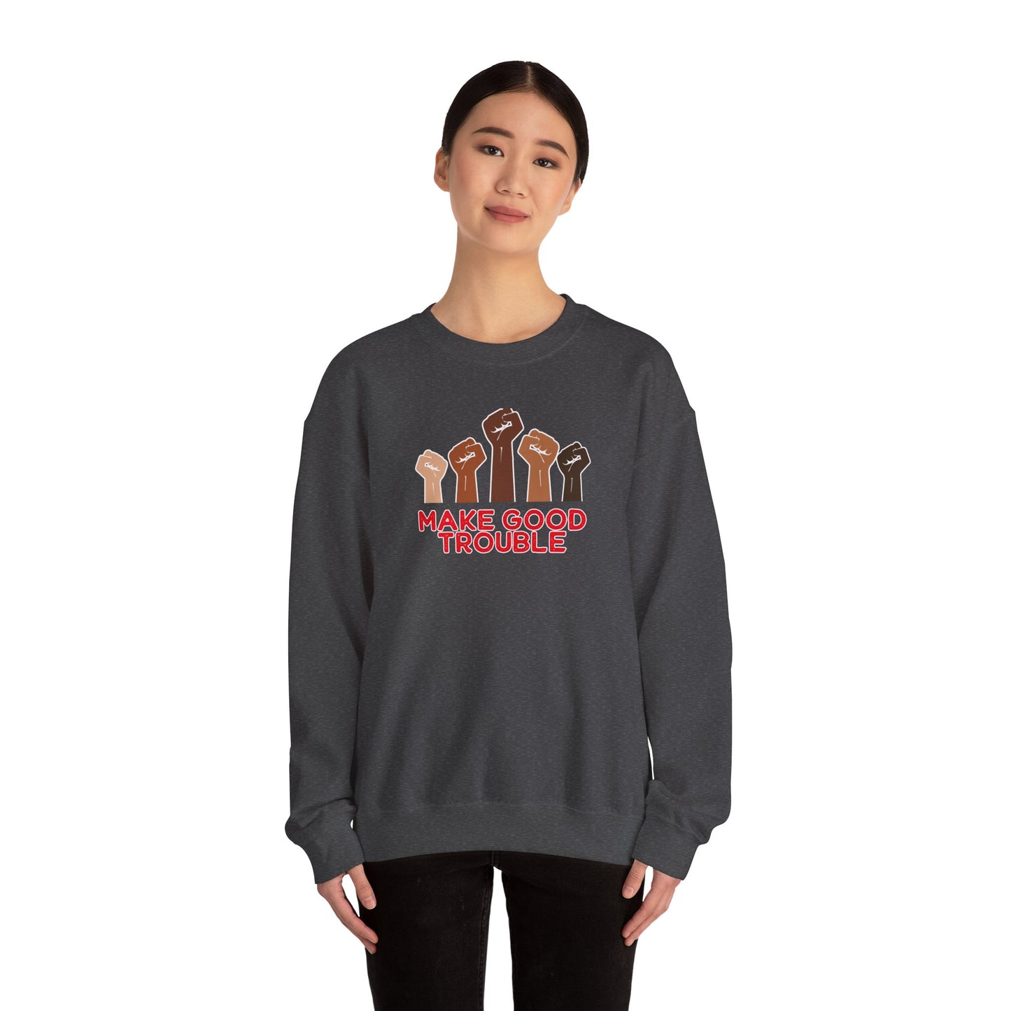 Copy of eeding Heart Crewneck Sweatshirt, Cozy Unisex Sweatshirt, Casual Streetwear, Gift for Activists, Statement Apparel