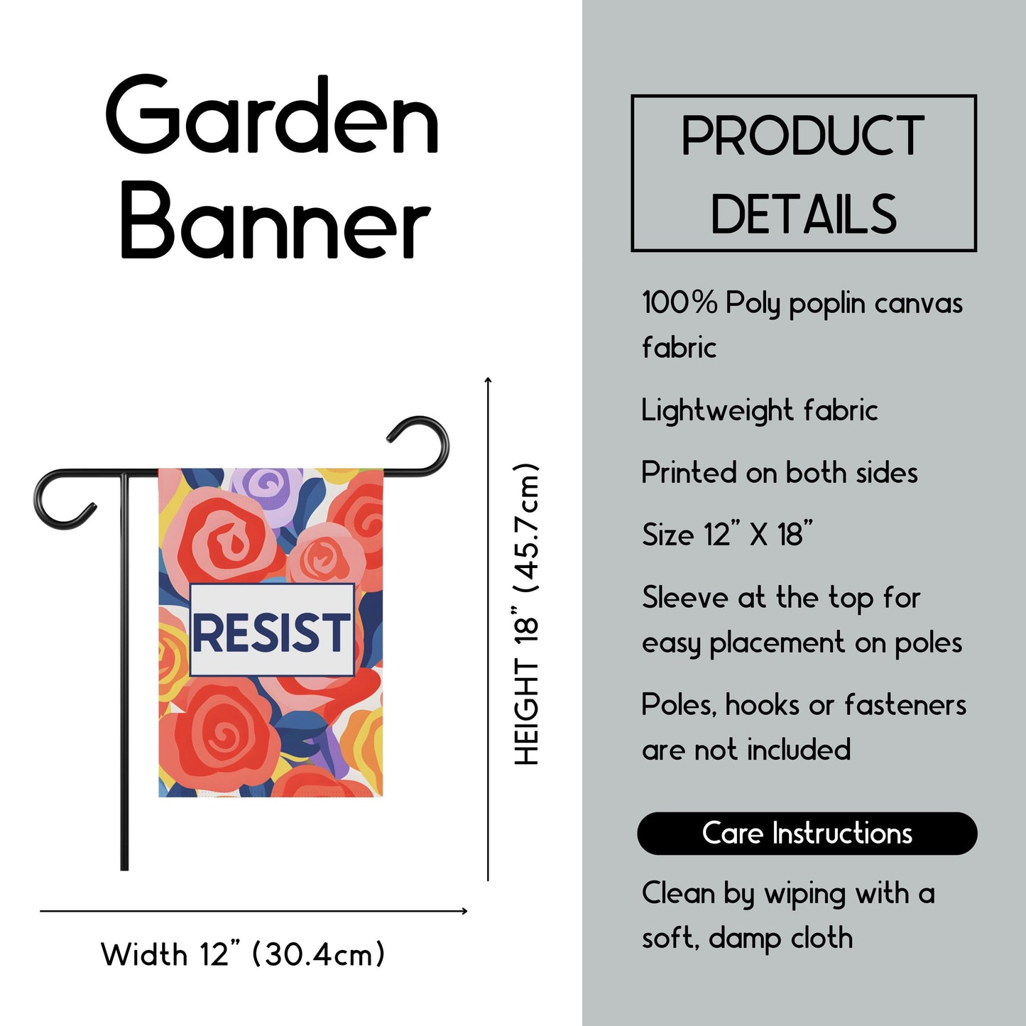 Resist house flag subtle anti Trump garden banner anti fascism yard sign foxtrot delta tango flag 8647 sign political activist gift idea FDT
