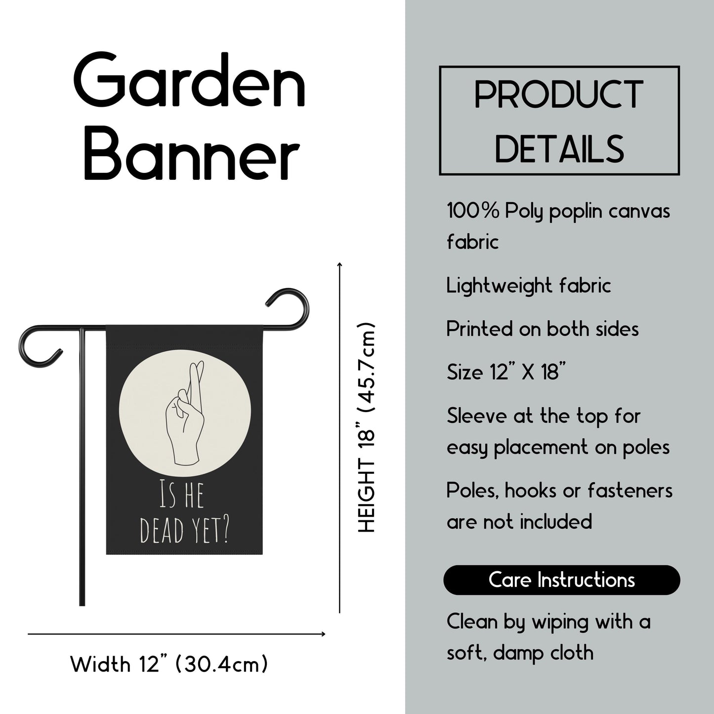 Subtle anti Trump house flag 86 47 garden banner FDT yard sign impeach Trump flag not my president garden flag funny political gift idea