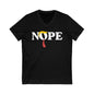 Anti Turmp Nope V-Neck Graphic Tee