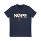 Anti Turmp Nope V-Neck Graphic Tee