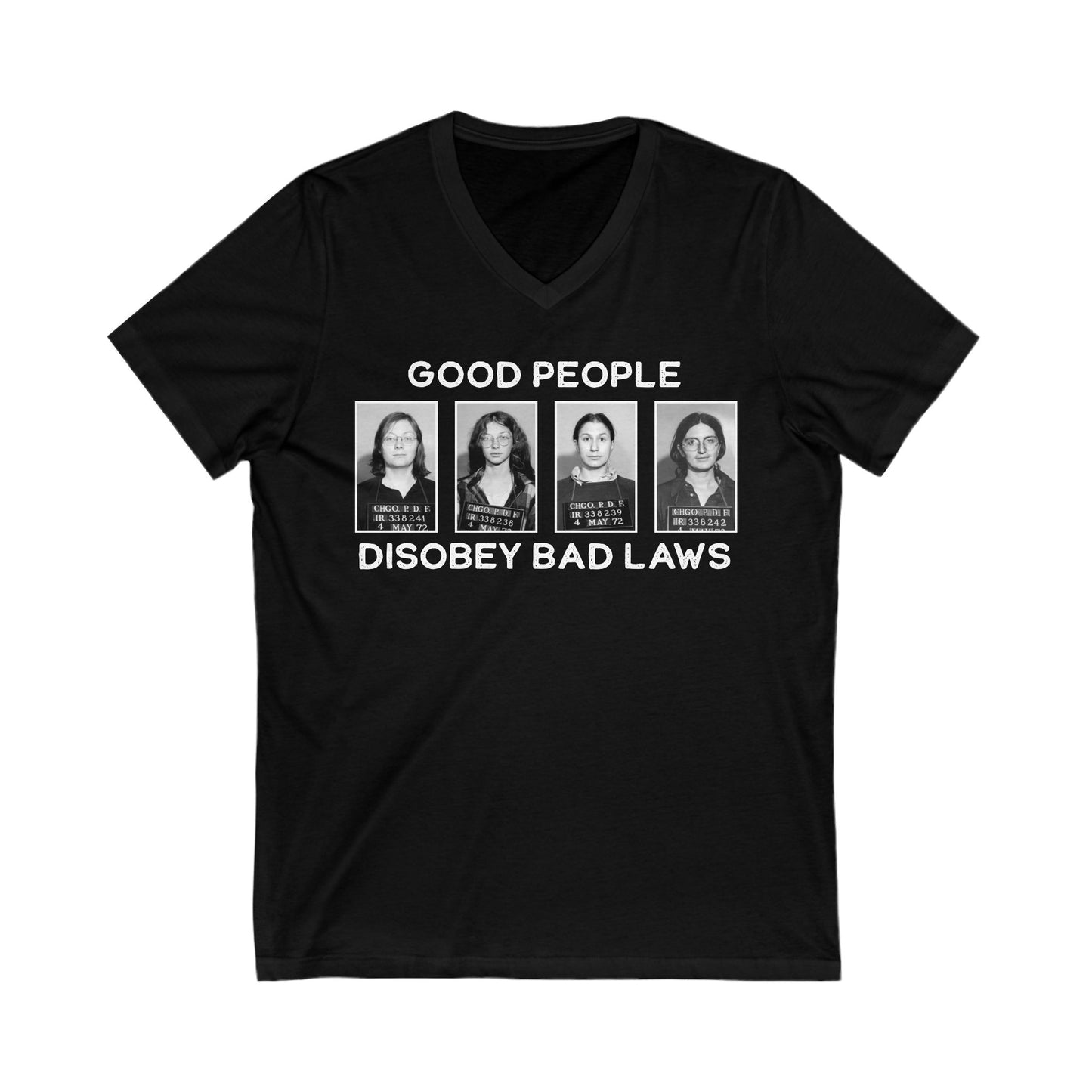 Jane Abortion Providers Feminist V-Neck Graphic Tee