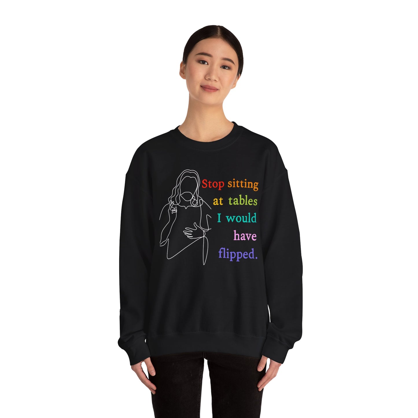 eeding Heart Crewneck Sweatshirt, Cozy Unisex Sweatshirt, Casual Streetwear, Gift for Activists, Statement Apparel