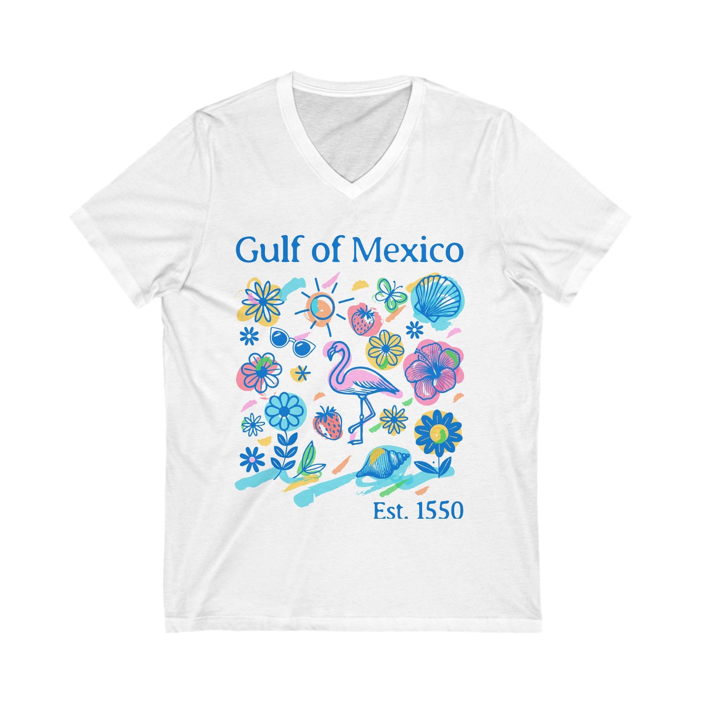 Gulf of Mexico Funny Political V-Neck Tee