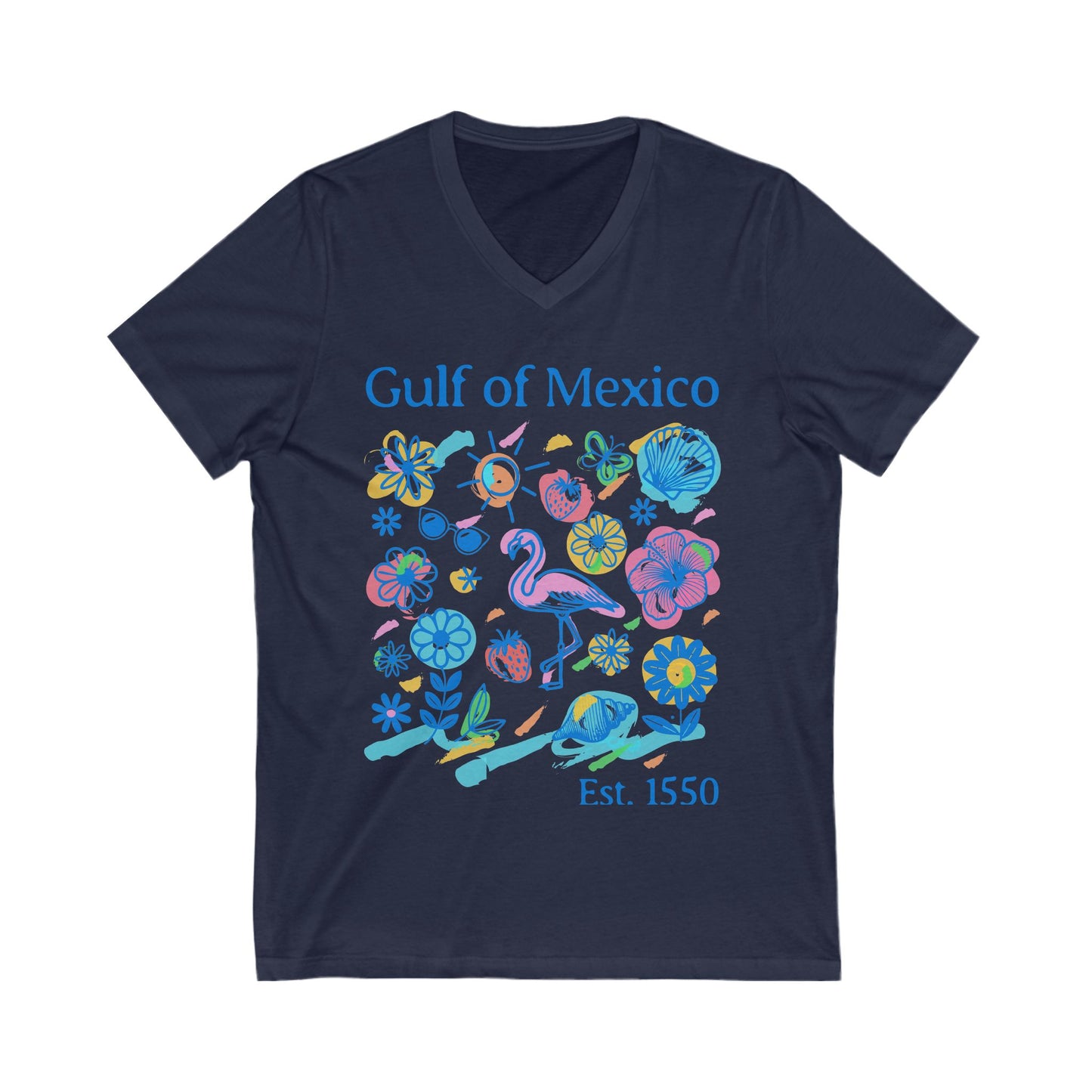 Gulf of Mexico Funny Political V-Neck Tee