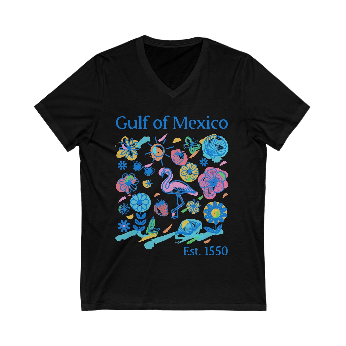 Gulf of Mexico Funny Political V-Neck Tee