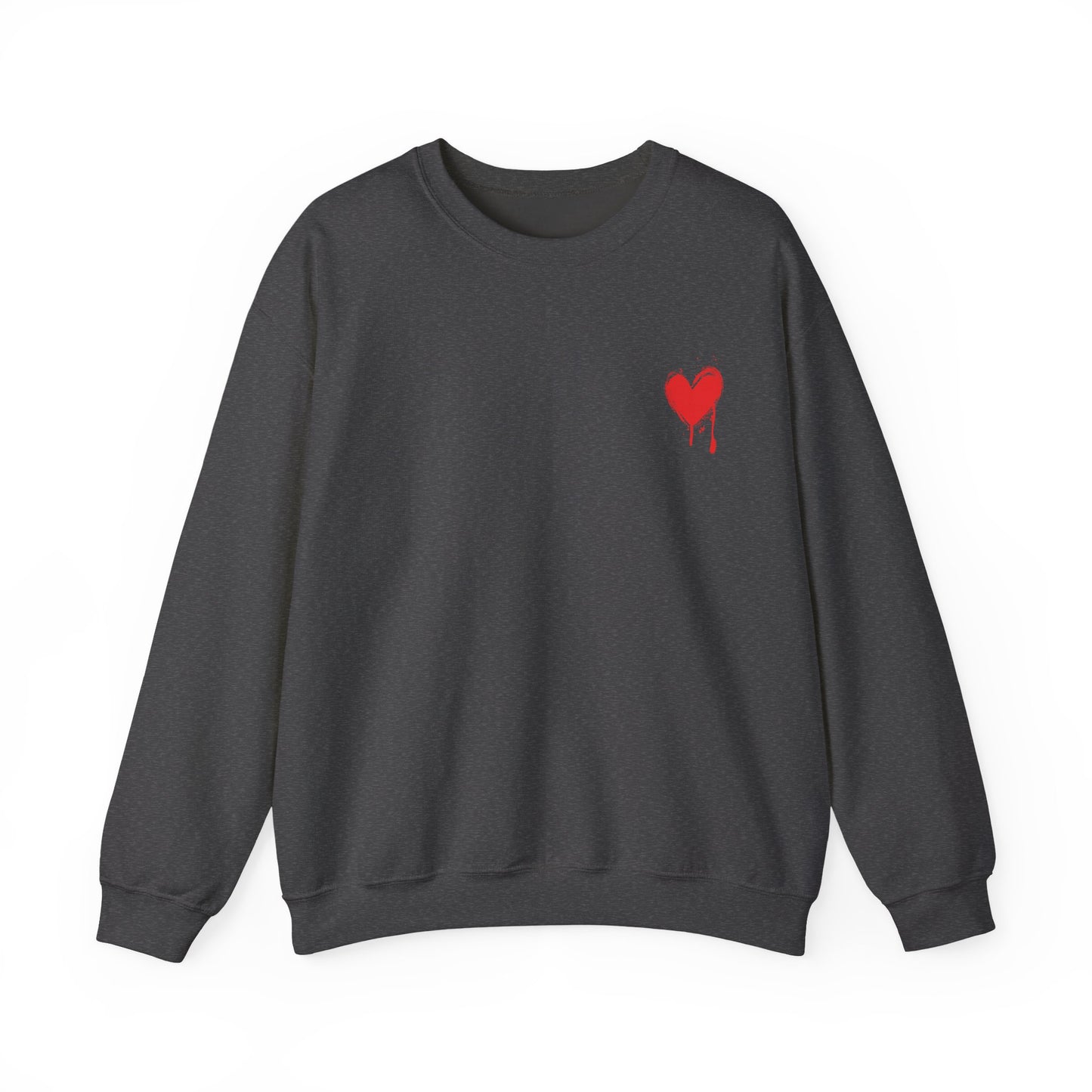 Copy of Bleeding Heart Crewneck Sweatshirt, Cozy Unisex Sweatshirt, Casual Streetwear, Gift for Activists, Statement Apparel