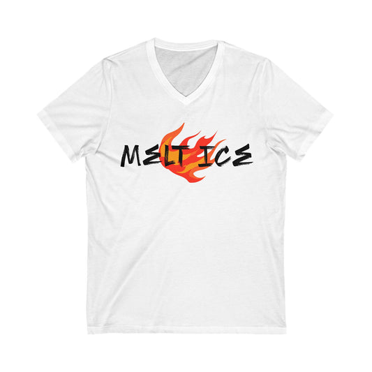 Melt ICE Pro Immigration V-Neck Graphic Tee