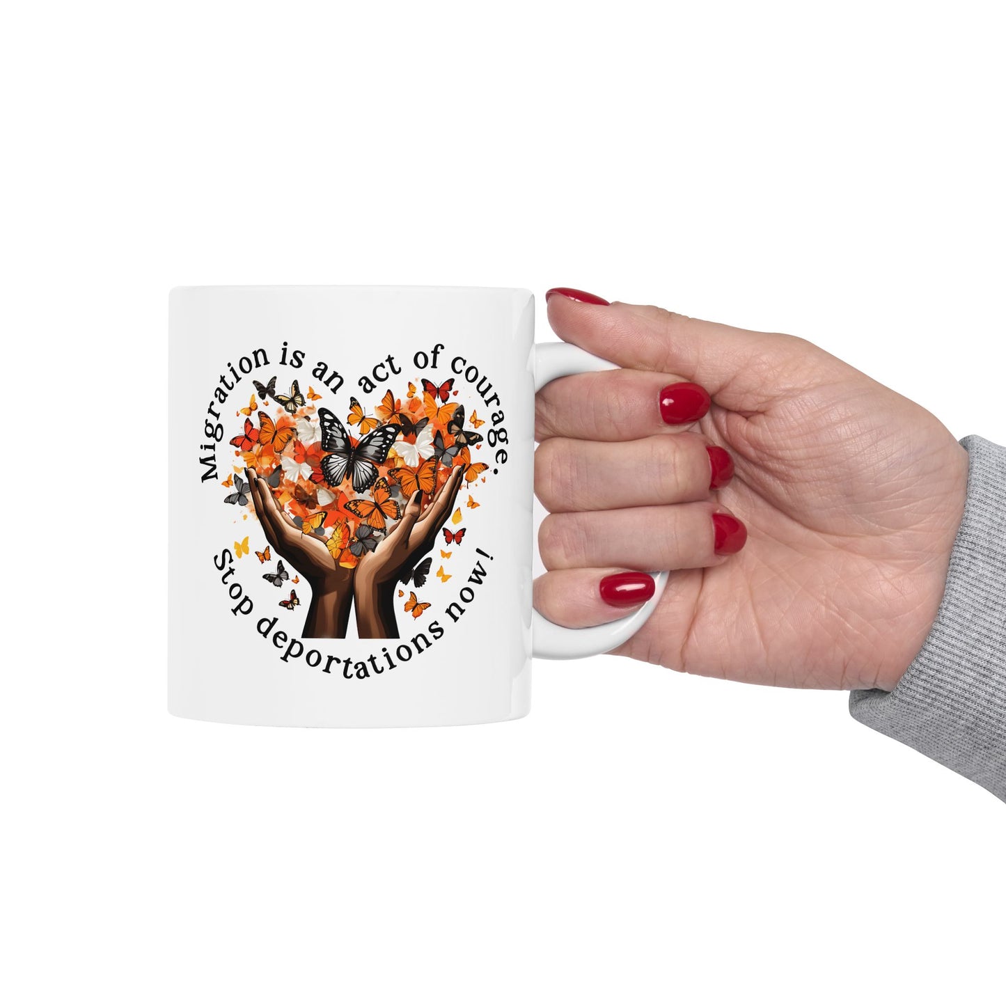 Pro Immigration Stop Deportations NOW! Ceramic Mug