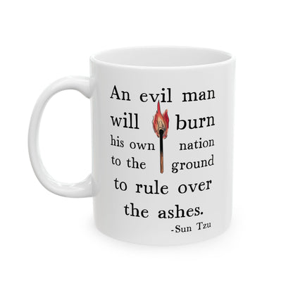 Anti Trump, Anti Fascism Ceramic Coffee Mug
