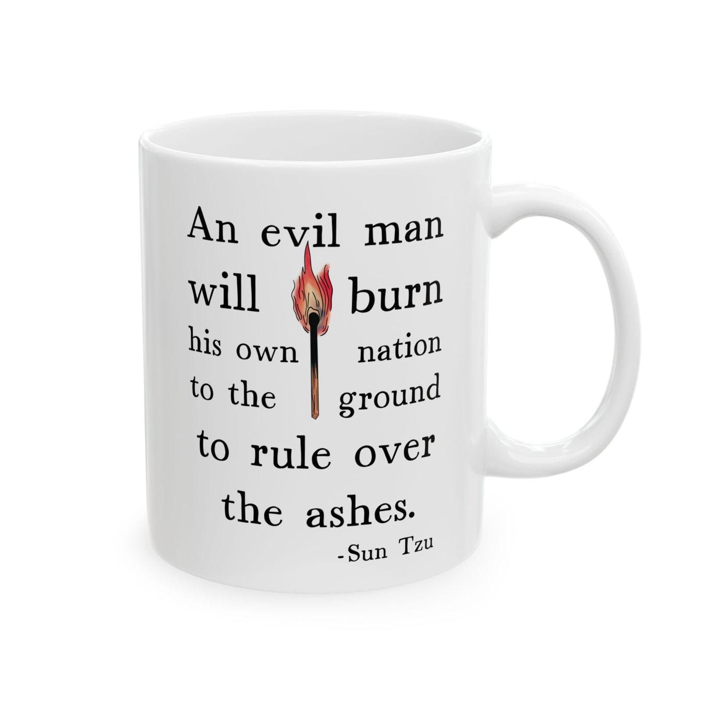 Anti Trump, Anti Fascism Ceramic Coffee Mug