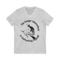 Witchy Feminist Wild Woman V-Neck Graphic Tee