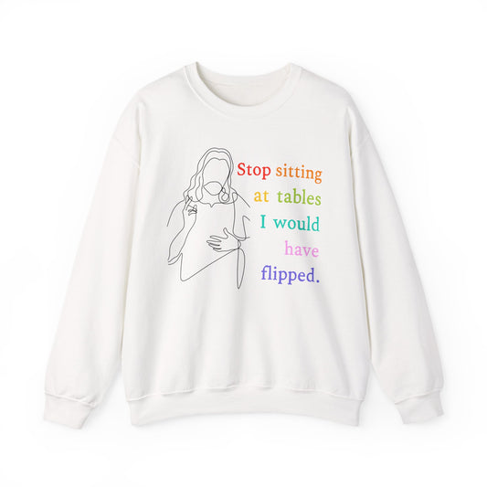 Copy of eeding Heart Crewneck Sweatshirt, Cozy Unisex Sweatshirt, Casual Streetwear, Gift for Activists, Statement Apparel