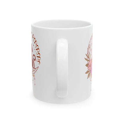 Pspsps Boho Cat Lover Ceramic Coffee Mug
