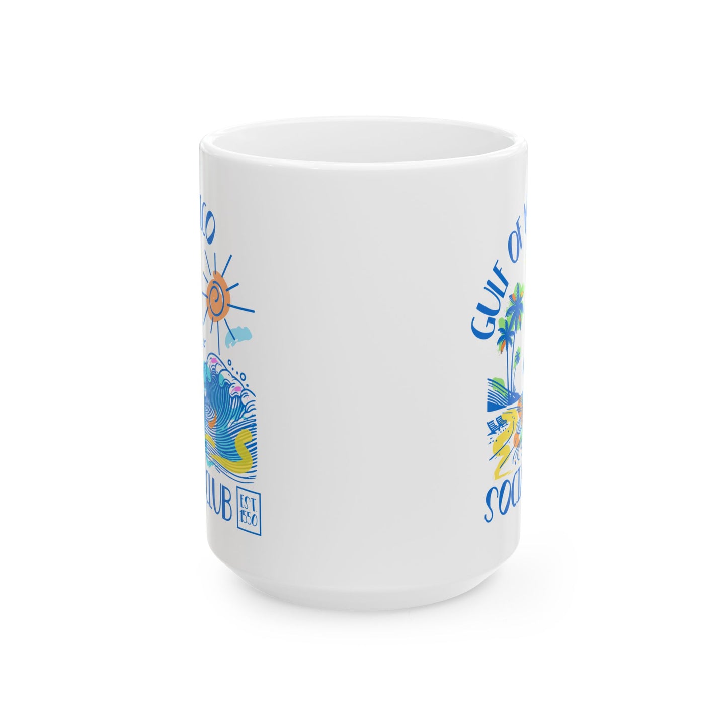 Gulf of Mexico Social Club Ceramic Coffee Mug