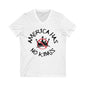 America Has No Kings Anti Fascism V-Neck Tee