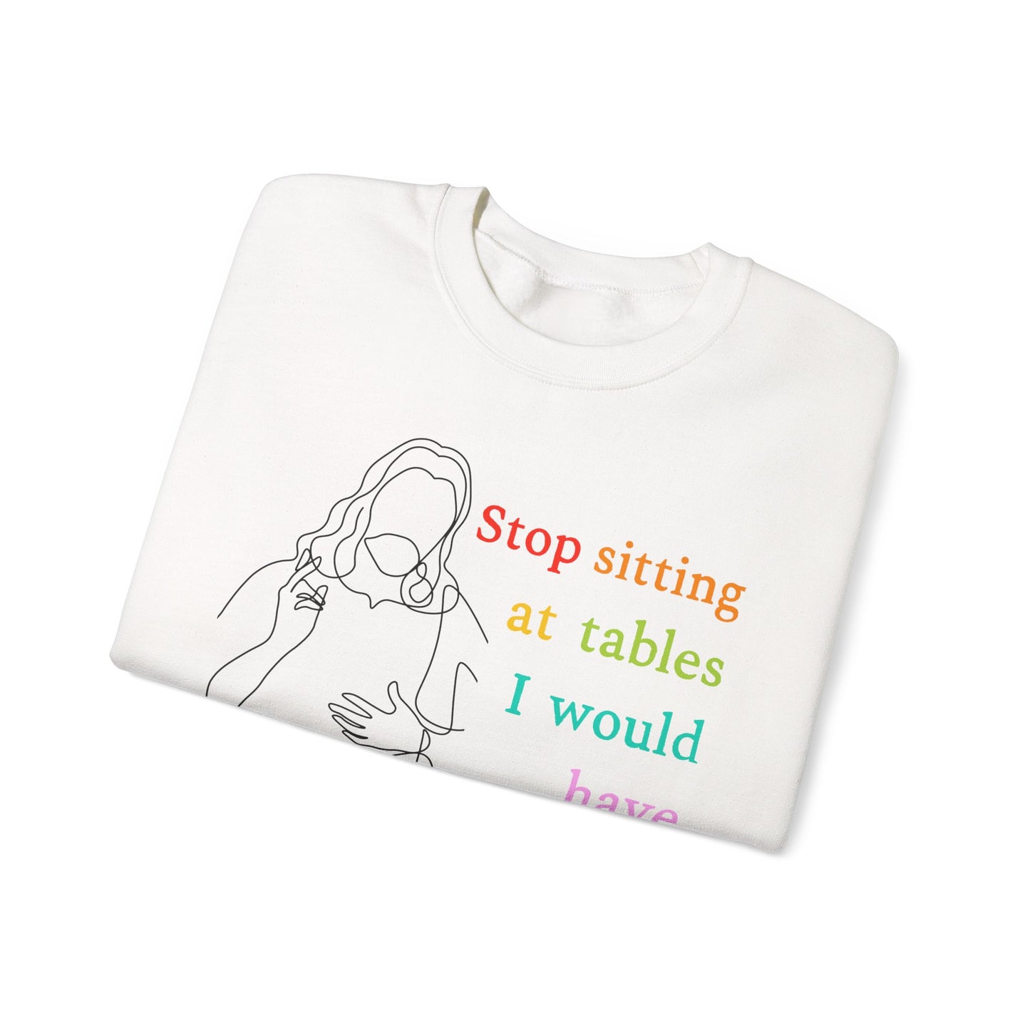 Copy of eeding Heart Crewneck Sweatshirt, Cozy Unisex Sweatshirt, Casual Streetwear, Gift for Activists, Statement Apparel