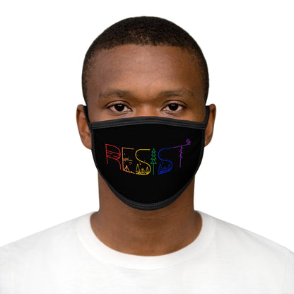 Resist Rainbow  Protest Face Mask
