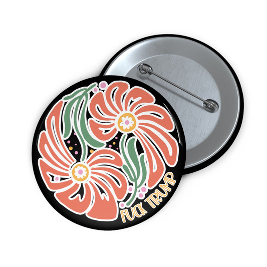 Subtle Fuck Trump Button: 2.25"