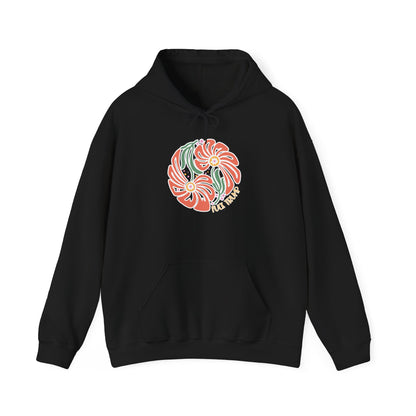 Subtle Fuck Trump Floral Unisex Hoodie