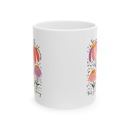 Subtle Anti-Fascism You Can't Stop The Spring Floral Ceramic Coffee Mug