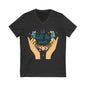 We Hold The Power Activist V-Neck Tee