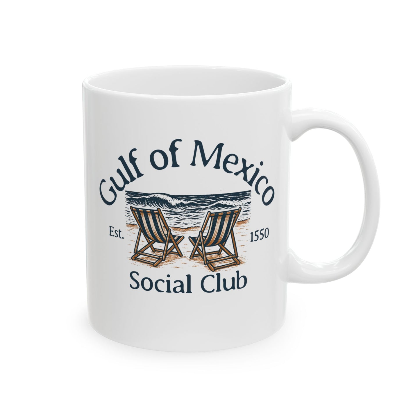 Gulf of Mexico Fan Club Ceramic Coffee Mug