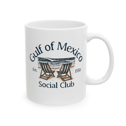Gulf of Mexico Fan Club Ceramic Coffee Mug