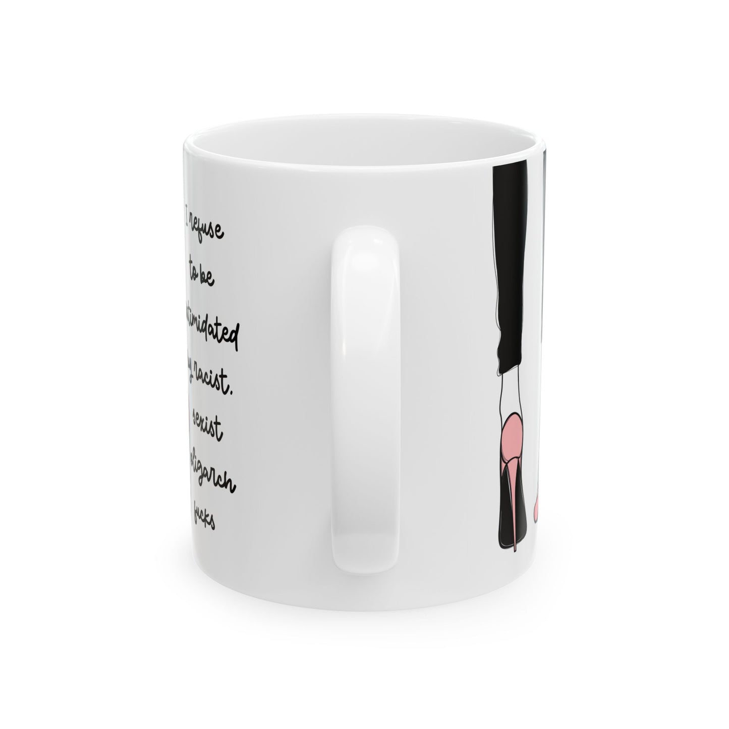 Fuck The Oligarchy Anti Trump Ceramic Coffee Mug