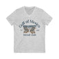 Gulf of Mexico Funny Political V-Neck Graphic Tee