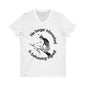 Witchy Feminist Wild Woman V-Neck Graphic Tee