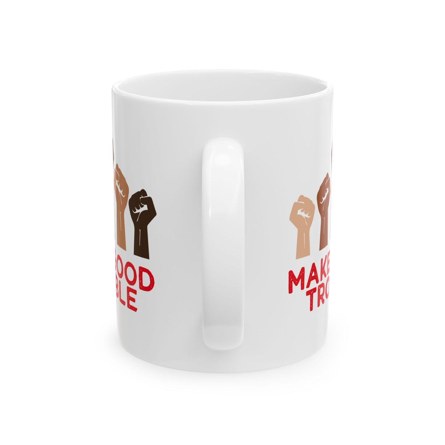 Make Good Trouble Anti Fascism Ceramic Coffee Mug