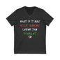 Free Palestine End the Genocide V-Neck Graphic Tee