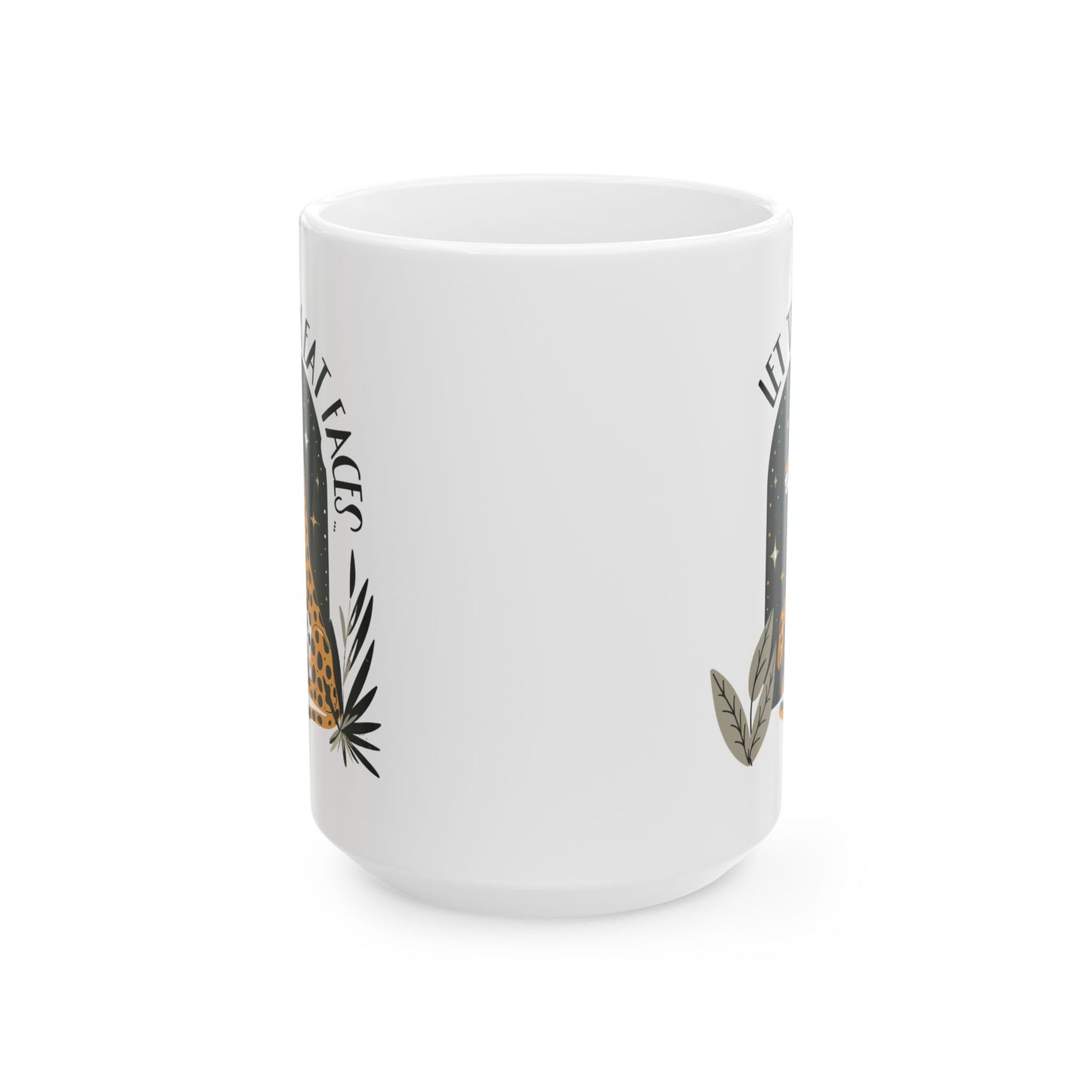 Let Them Eat Faces Anti-MAGA Ceramic Coffee Mug