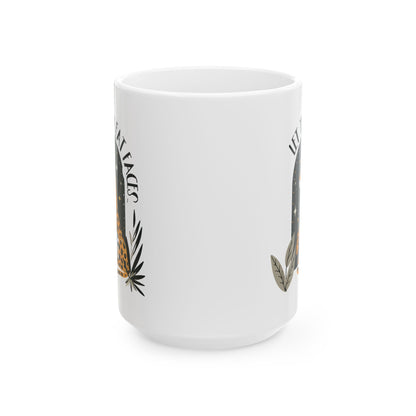 Let Them Eat Faces Anti-MAGA Ceramic Coffee Mug