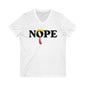 Anti Trump Nope V-Neck Graphic Tee