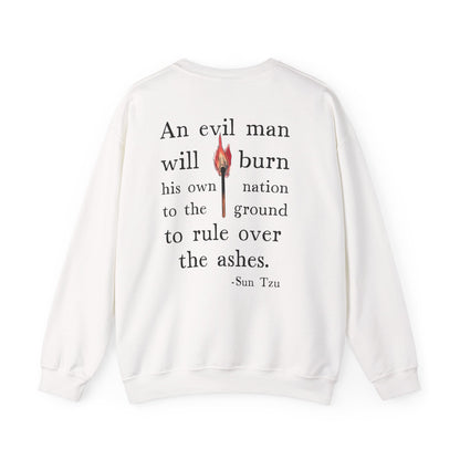 eeding Heart Crewneck Sweatshirt, Cozy Unisex Sweatshirt, Casual Streetwear, Gift for Activists, Statement Apparel