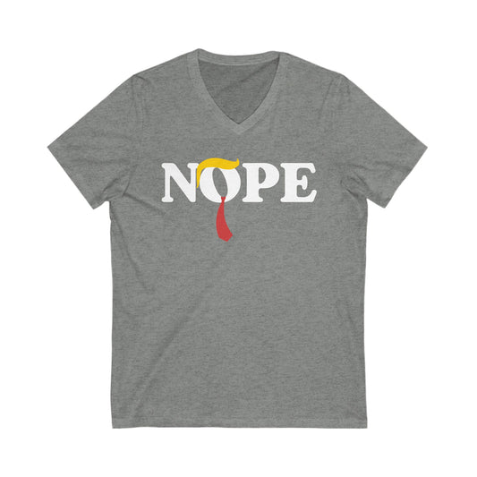Anti Turmp Nope V-Neck Graphic Tee