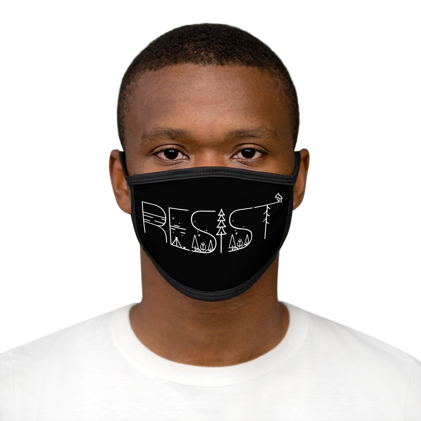 Resist Protest Face Mask: National Parks Edition