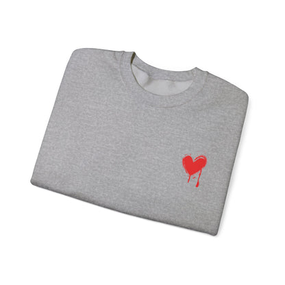 Copy of Copy of Bleeding Heart Crewneck Sweatshirt, Cozy Unisex Sweatshirt, Casual Streetwear, Gift for Activists, Statement Apparel