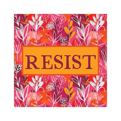 Resist Anti Trump 5"x5" Car Magnet