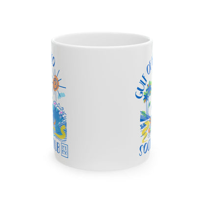 Gulf of Mexico Social Club Ceramic Coffee Mug