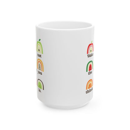 Woke Is Not An Insult Anti MAGA Ceramic Coffee Mug