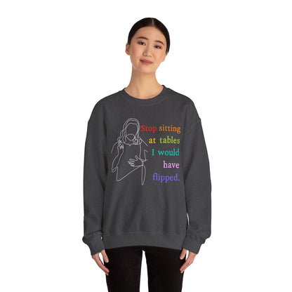 eeding Heart Crewneck Sweatshirt, Cozy Unisex Sweatshirt, Casual Streetwear, Gift for Activists, Statement Apparel