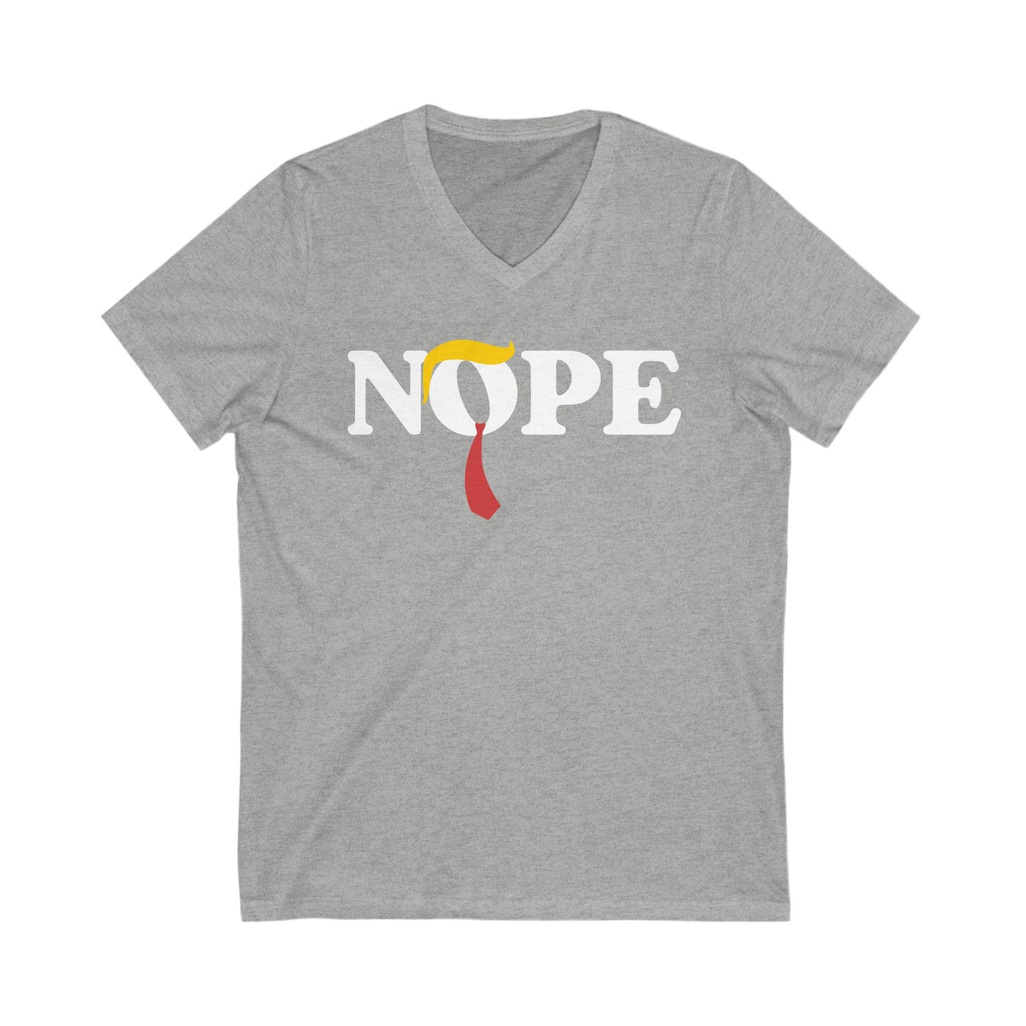 Anti Turmp Nope V-Neck Graphic Tee