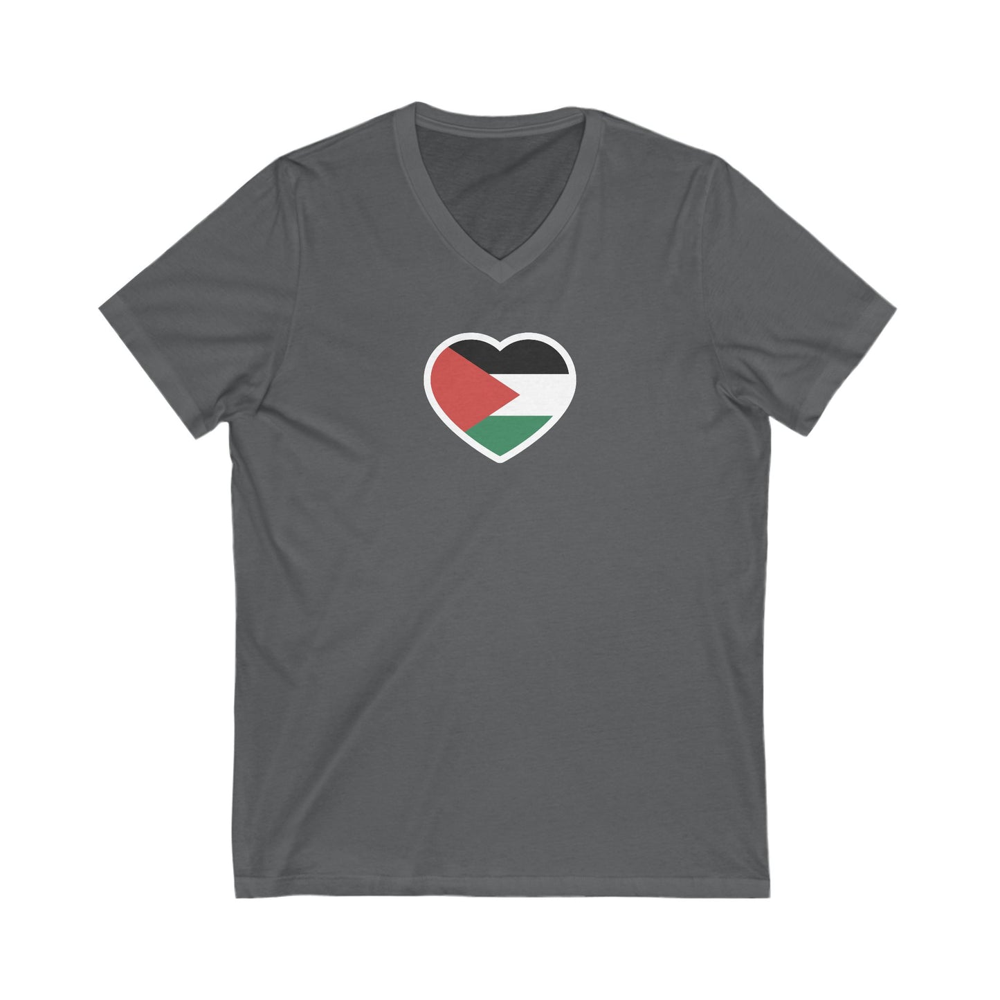 Free Palestine V-Neck Graphic Tee