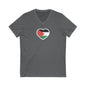 Free Palestine V-Neck Graphic Tee