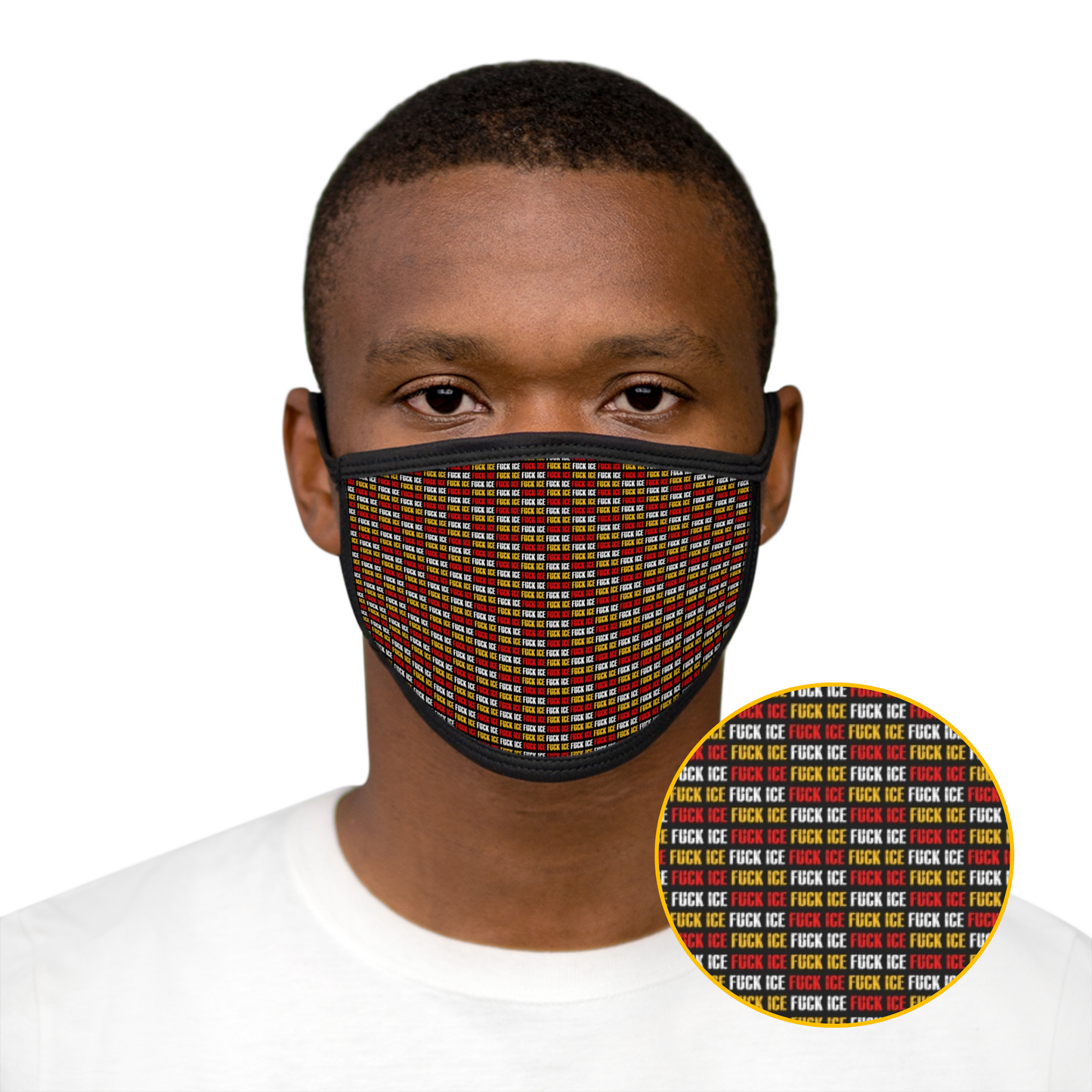 Fuck ICE Protest Face Mask