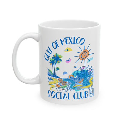Gulf of Mexico Social Club Ceramic Coffee Mug
